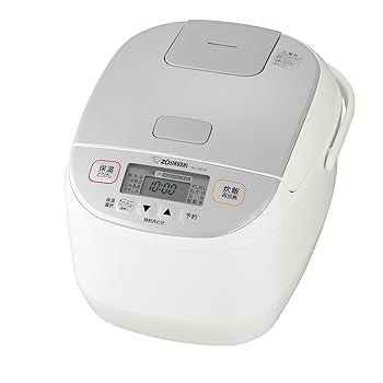【中古】［非常に良い］象印マホービン 炊飯器 1升 ホワイト NL-DB18-WA｜スカーレット2021