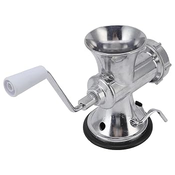 【中古】手動ミートミンサー ステンレス製手動ミートミンサー 高効率 頑丈で耐久性 時間を節約 ひき肉器 多機能 家庭用 食堂用