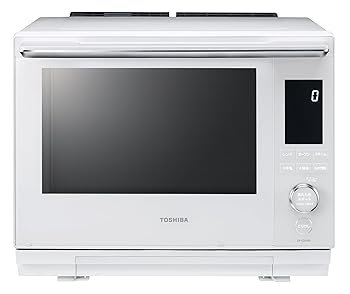 【中古】TOSHIBA(東芝) スチームオーブンレンジ 石窯学生寄宿舎 30L ER-YD3000(W) グランホワイト 2段膳立て 300℃ おまかせ焼き 平ったい時刻表 陰電子範囲