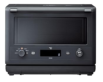 【中古】［非常に良い］象印マホービン オーブンレンジ 26L EVERINO 時短&手軽 レジグリ うきレジ サクレジ 角皿&ボウル付き スレートブラック ES-GW26-BM