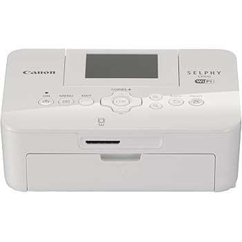 【中古】［非常に良い］旧モデル Canon コンパクトフォトプリンター SELPHY CP910 WH ホワイト