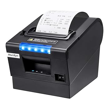 【中古】MUNBYN 印刷工 受け取り証書印刷工 感熱印刷工 サーマルプリンター ESC/POS エプソン申し付ける相応う 受け取り書/お願いごと書 300粍/s弾丸道路刷り上げる USB/Seria
