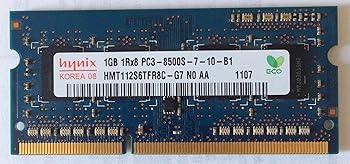 【中古】【1GB】 hynix純正/ハイニックス ノート用 DDR3 1066Mhz SO-DIMM 204pin PC3-8500 HMT112S6TFR8C-G7