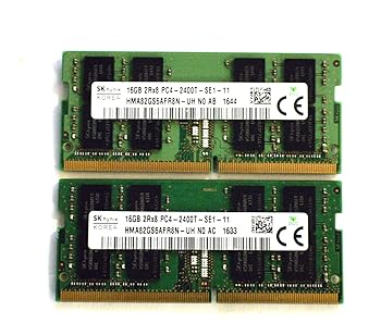 【中古】Hynix 32 GB 2rx8 pc4 ? 2400t-se1 ? 11 hma82gs6afr8 N-uh n0 ddr4 ? 2400 SODIMM