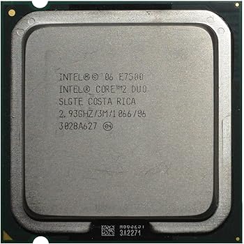 【中古】Intel インテルコア2デュオE7500 2.93ghz 3メガバイトCPUプロセッサLGA775 slb9z slgte