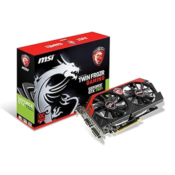 【中古】MSI GeForce GTX 750Ti申し受けるグラフィックゲーム盤 N750Ti TF 2GD5/OC PCパーツ-パソコン・周辺機器-グラフィックボード