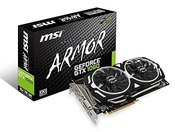 【中古】MSI GeForce GTX 1060 ARMOR 6G OC グラフィクスゲーム盤 VD6103