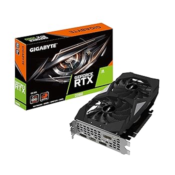 【中古】GIGABYTE NVIDIA GeForce RTX 2060積み上げるグラフィックゲーム盤 GDDR6 6GB 【国内定め事代わりになる店品】 GV-N2060OC-6GD