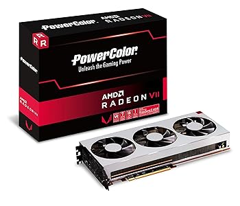 【中古】PowerColor AMD Radeon VII 積み上げる グラッフィックボード 16GB AXVII 16GBHBM2-3DH