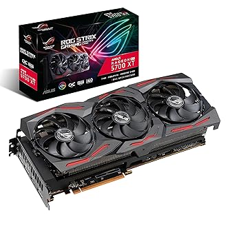 【中古】ASUS AMD Radeon RX 5700 XT 積み上げる トリプルファンモデル 8G ROG-STRIX-RX5700XT-O8G-GAMING