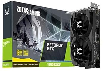 【中古】ZOTAC GAMING GeForce GTX 1660 SUPER Twin Fan グラフィクスゲーム盤 ZTGTX1660S-6GBTWIN/ZT-T16620F-10L VD7109