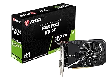 【中古】MSI GeForce GTX 1650 AERO ITX 4G OCV1 グラフィックスボード VD7301