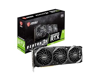 【中古】MSI GeForce RTX 3090 VENTUS 3X 24G OC グラフィクスゲーム盤 VD7357