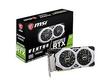 【中古】MSI GeForce RTX 2070 SUPER VENTUS GP OC/AM グラフィクスゲーム盤 VD7377