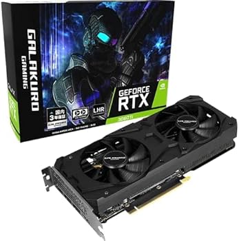 【中古】NVIDIA GeForce RTX3060Ti 積み上げる グラフィックゲーム盤 GDDR6 8GB GG-RTX3060Ti-E8GB/DF/LHR