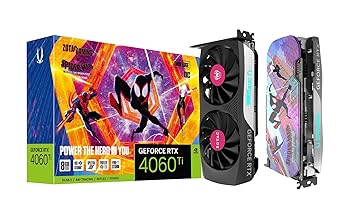 【中古】ZOTAC GAMING GeForce RTX 4060 Ti Twin Edge OC Spiderman Edition グラフィックスボード ZT-D40610H-10SMP VD8525画像