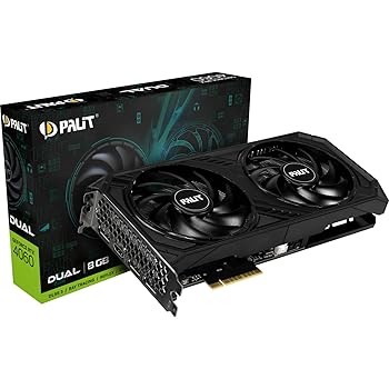 【中古】Palit(パリット) GeForce RTX 4060 Dual V1 8GB / NE64060019P1-1070D / グラフィックゲーム盤