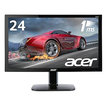 【中古】Acer ゲーミングモニター KG240bmiix 24in/1ms/HDMI×2/金棒引き内蔵/ブラックブースト役立つこと