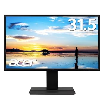 【中古】Acer モニター ディスプレイ EB321HQUBbmidphx 31.5インチ WQHD(2560 x 1440)/IPS/スピーカー内蔵/HDMI端子対応