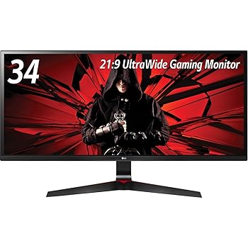 【中古】LG ゲーミングモニター ディスプレイ 34UM69G-B 34インチ/21:9 ウルトラワイド/IPS非光沢/5ms(1ms MBR)/スピーカー/USB Type-C・DisplayPort・HD