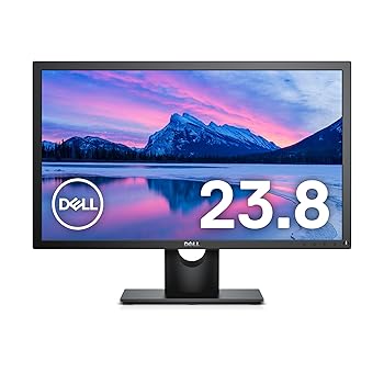 【中古】Dell モニター 23.8インチ E2418HN(3年間交換保証/CIE1976 87%/広視野角/フルHD/IPS非光沢/ブルーライト軽減/フリッカーフリー/HDMI,D-Sub15ピン