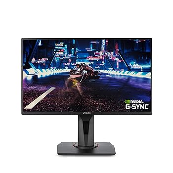 【中古】Asus VG258QR 24.5” Gaming Monitor 165サイクル Full 固定ディスク (1920 X 1080) 0.5ms G-Sync Eye Care DisplayPort HDMI DVI-D