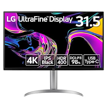 【中古】LG モニター ディスプレイ 32UQ850V-W 31.5インチ/IPS Black/4K (3840×2160)/約10.7億色表示(8bit+FRC)/DisplayHDR400/DCI-P3 98%/USB Type-C(U