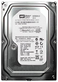 【中古】Western Digital HDD 250GB WD2500AVJS 3.5 SATA 3Gb 7200rpm 8MB RoHS｜スカーレット2021