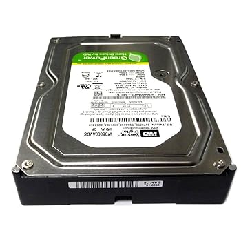 【中古】Western 500gb 5400rpm 32mb 緩衝装置 sata ii300 3.5in オーディオ映像媒体 緑であること力強さ wd5000avds