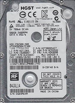 【中古】hts545050 a7e380、PN 0j23465、MLC 地方検事5429、Hitachi 500 GB SATA 2.5捉え所の無い運転