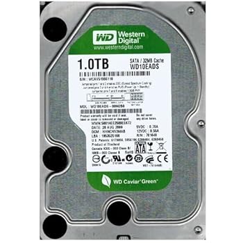 【中古】WD10EADS-00M2B0 ウェスタンデジタルキャビア 1tb 7200rpm 3.5in Sata300in