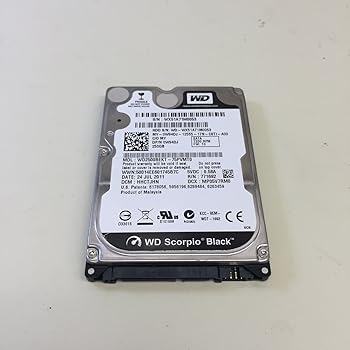 【中古】Western Digital wd2500bekt Scorpioブラック250 GB 7200 RPM 16 MBキャッシュSATA 3.0 GB / s 2.5内蔵ハードドライブ(ベアドライブ)