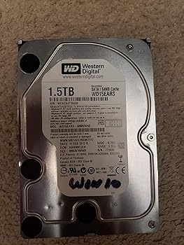【中古】Western Digital (ウエスタンデジタル) 1.5TB SATA 内蔵ハードドライブ 3.5インチ (WD15EARS)