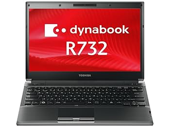 【中古】東芝 dynabook R732/F PR732FAA13BA53 (Win7PRO/Ci5-2.6GHz/メモリ-4GB/HDD-320GB/13.3インチ/WLAN/リカバリDtoD) (13.3)