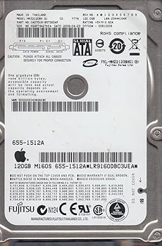 【中古】mhz2120bh g1、PN ca07018-b57300ap、Fujitsu 120 GB SATA 2.5ハードドライブ