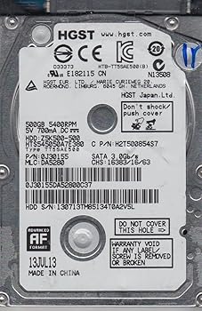 【中古】hts545050 a7e380、PN 0j30155、MLC 地方検事5280、Hitachi 500 GB SATA 2.5捉え所の無い運転
