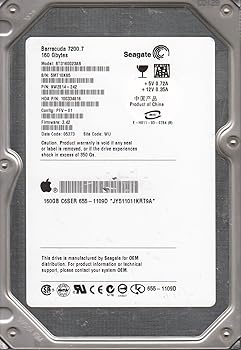 【中古】st3160023as、5 MT、Wu、PN 9 W2814 ? 242、FW 3.42、Seagate 160 GB SATA 3.5ハードドライブ