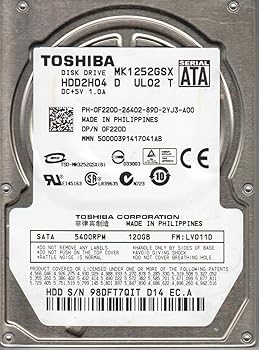 【中古】mk1252gsx ; lv011d ; hdd2h04 D ul02 T ; TOS