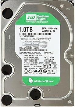 【中古】Western Digital Caviar Green 1肺結核 SATA 3.5in OEM HDD WD10EADS