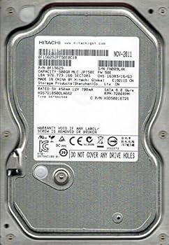 【中古】日立 HDS721050CLA662 500GB P/N: 0F15629 MLC: JPT50E