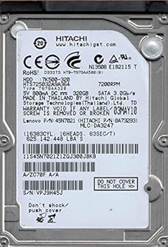 【中古】日立 HTS725032A9A364 MLC:DA3247 P/N: 0A73293 320GB