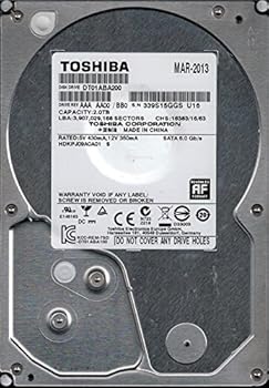 【中古】dt01aba200 AAA aa00 / bb0 Toshiba 2tb P / N : hdkpj09 a0a01