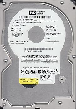 【中古】wd1600js-00ncb1、DCM hschnt2ch、Westernデジタル160 GB SATA 3.5ハードドライブ