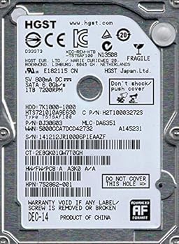 【中古】hts721010 a9e630 MLC : 地方検事6351 P/N : 0j30603 Hitachi 1tb