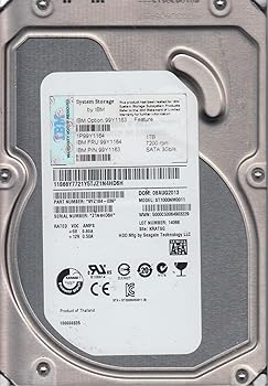 【中古】st1000nm0011、z1 N、kratsg、PN 9yz164 ? 039、IBM 1tb SATA 3.5ハードドライブ|スカーレット2021