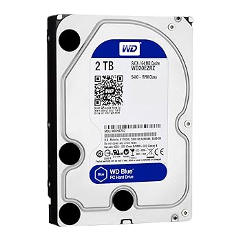 【中古】WD HDD 内蔵ハードディスク 3.5インチ 2TB WD Blue WD20EZRZ-RT SATA3.0 5400rpm 2年保証|スカーレット2021