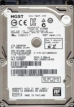 【中古】hts541010 a9e680 P/N : 0j26333 MLC : 地方検事5927 HGST 1tb