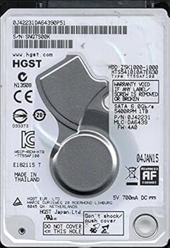 【中古】hts541010 a7e630 P/N : 0j42231 MLC : 地方検事6439タイ王国HGST 1tb