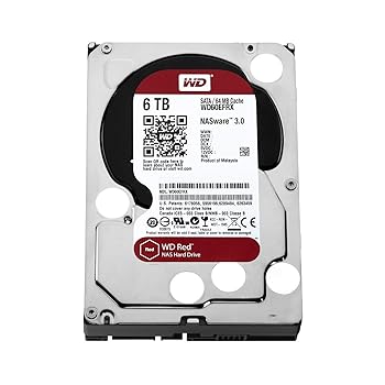 【中古】WD wd60efrx 6tb NAS 5.4 K-5.7 K SATA 6 Gb / s 64 MBキャッシュ3.5 \