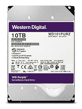 【中古】Western Digital HDD 内蔵固定ディスク 3.5in 10結核症 WD Purple SATA6Gb/s 256MB 製造会社引きうける3年 WD100PURZ